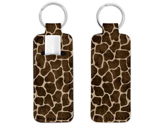Chapstick/Lipstick Keychain Holder - Giraffe